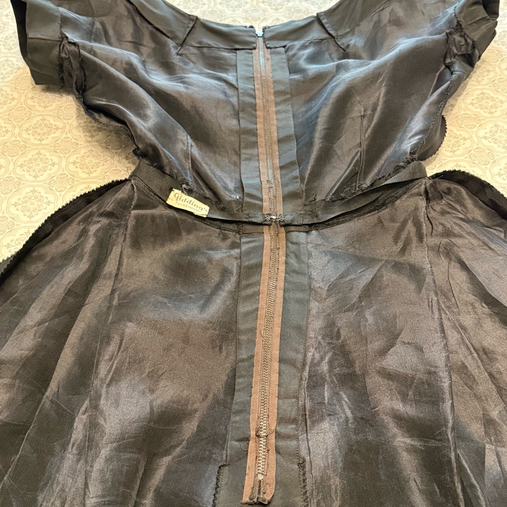 VINTAGE CHRISTIAN DIOR Taffeta Dress - Picture 11 of 16